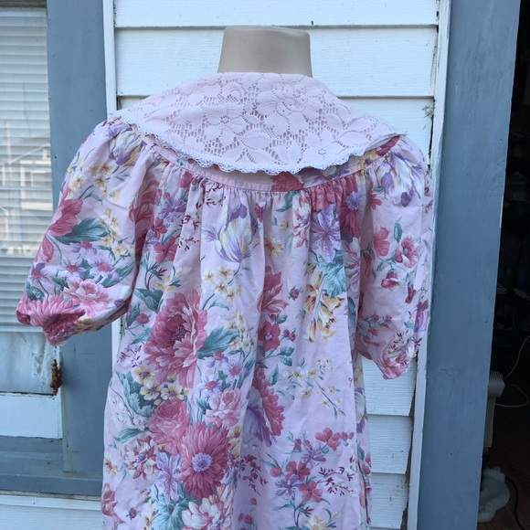 Vintage floral peignoir - Picture 4 of 8